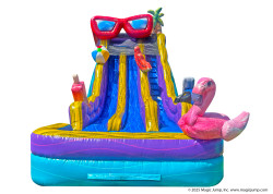 20 pool party dual slide nowm 1201 1773076236 Party Dual Water Slide 20'